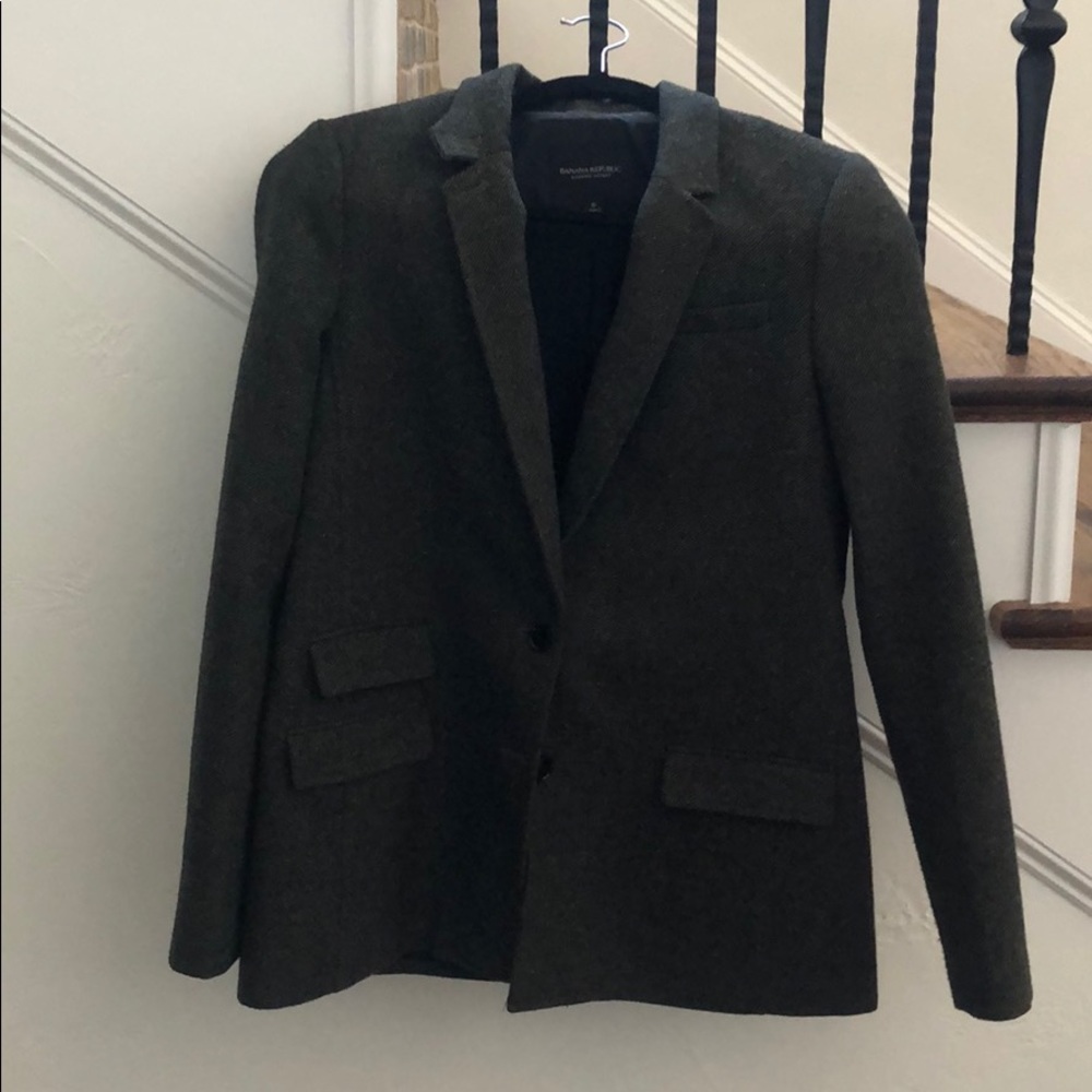 Banana Republic Tweed Blazer